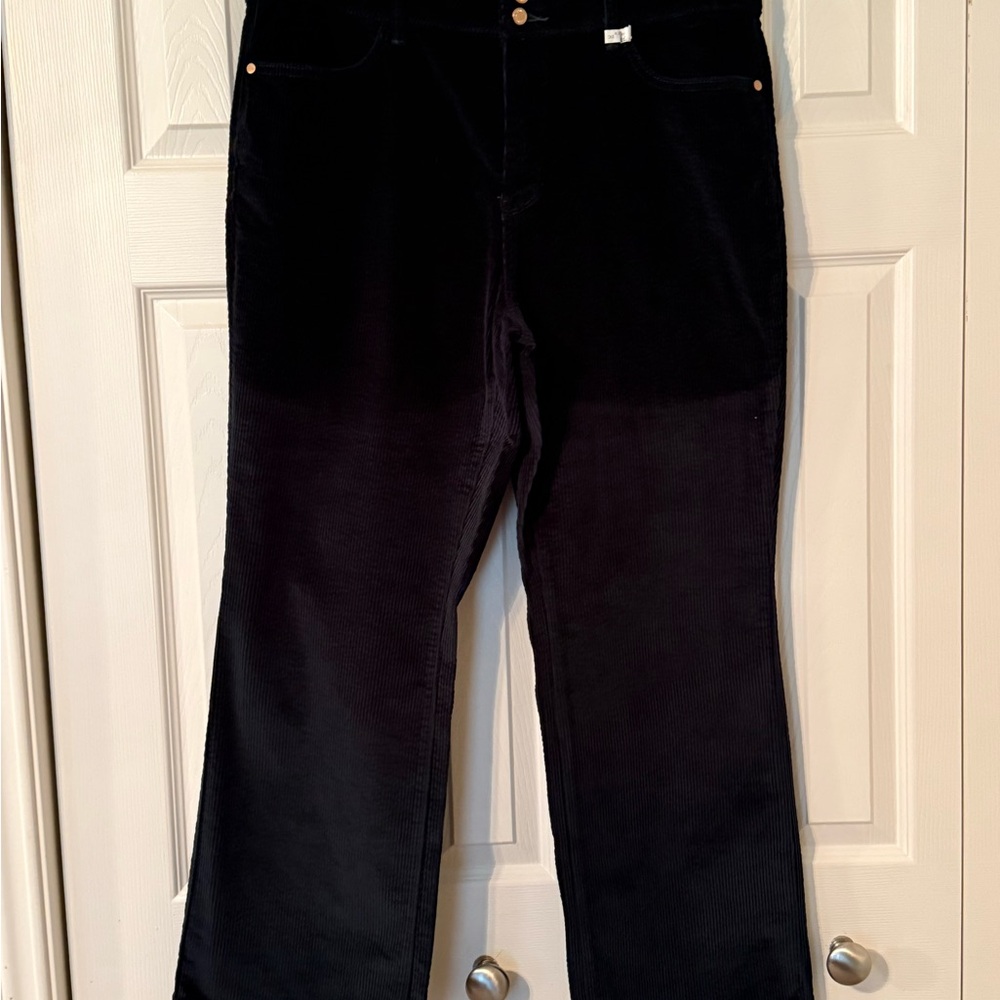 Judy Blue Emerald Green Wide Leg Corduroy Pants 18W (NWOT)